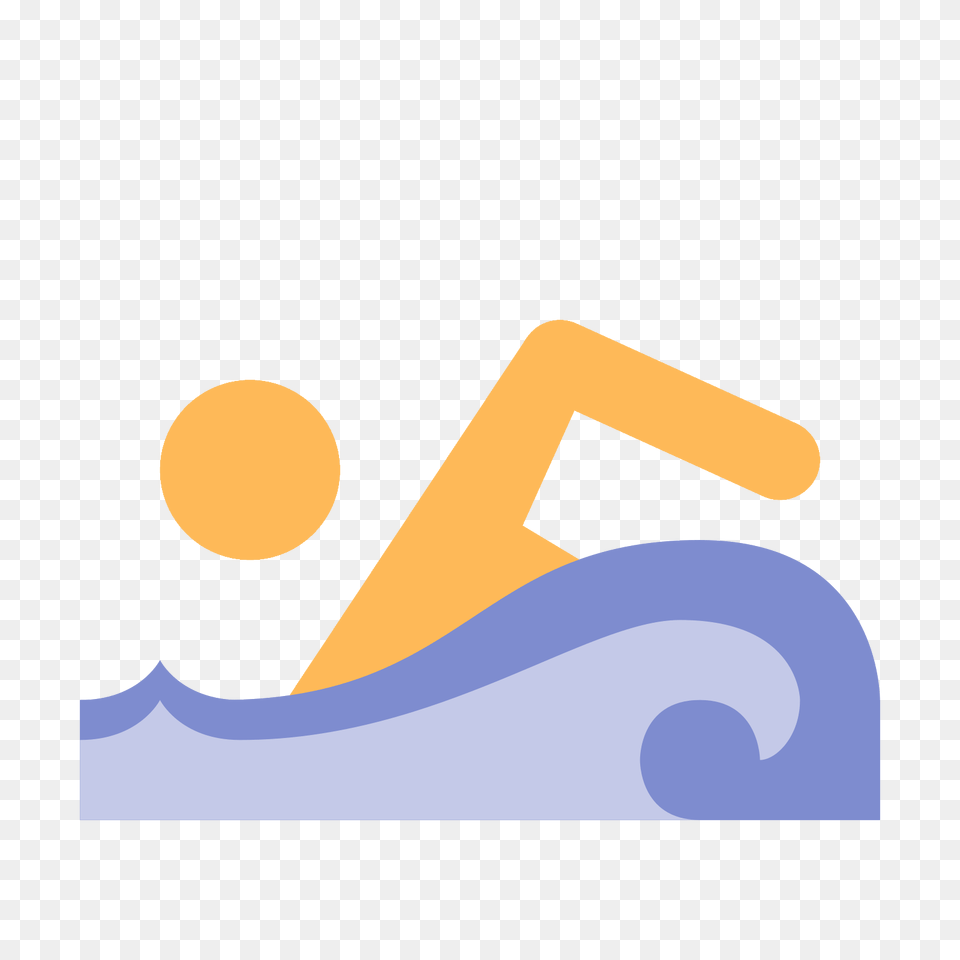 Swimmer Icon, Text Free Png