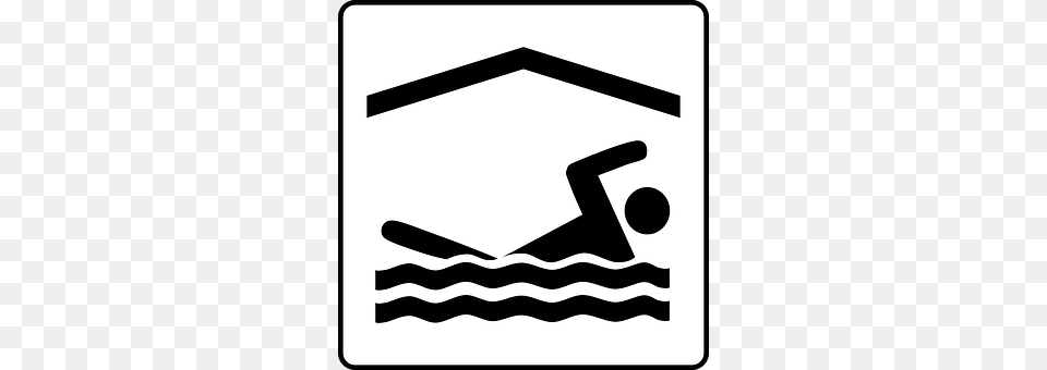 Swimming Stencil, Sign, Smoke Pipe, Symbol Free Png