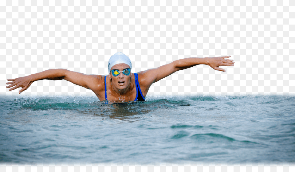 Swimming, Water Sports, Person, Leisure Activities, Hat Free Png