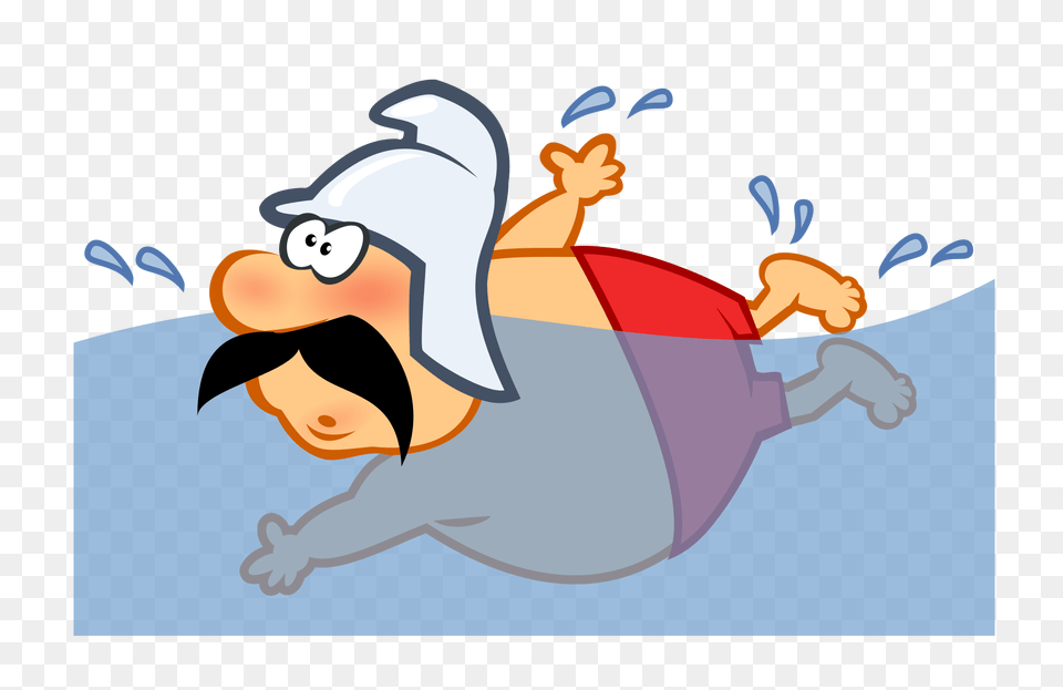 Swimming, Cartoon Free Transparent Png