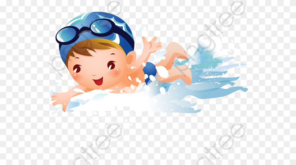 Swimming Child Little Boy Kids Swimmer Clipart, Water Sports, Water, Swimwear, Sport Free Transparent Png