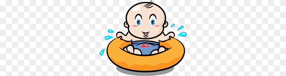Swimming Clipart Baby Swimming, Person, Head, Face, Water Png Image