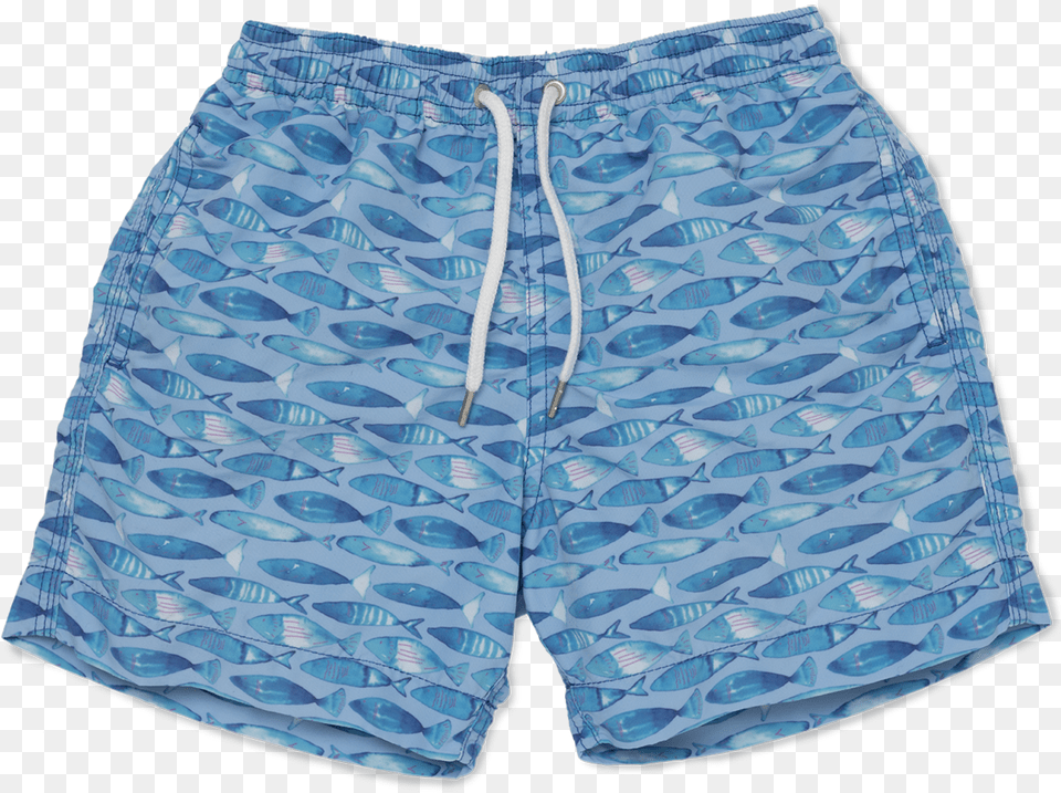 Swimming Fish Board Short, Clothing, Swimming Trunks, Adult, Male Free Png