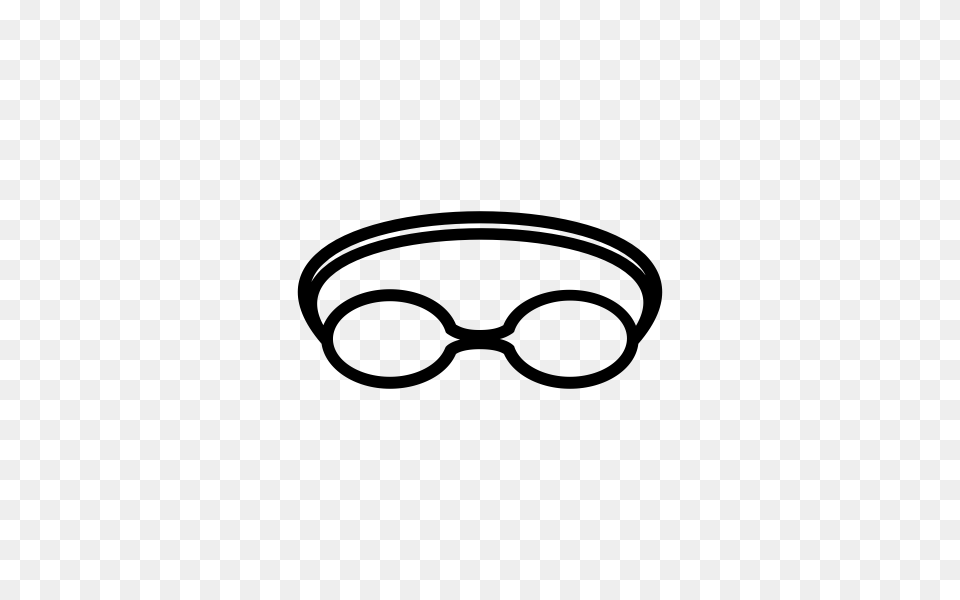 Swimming Goggles Rubber Stamp Stampmore, Gray Png