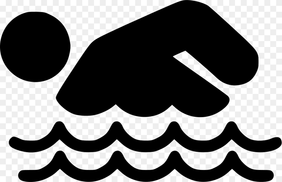 Swimming Person, Face, Head, Mustache, Stencil Png