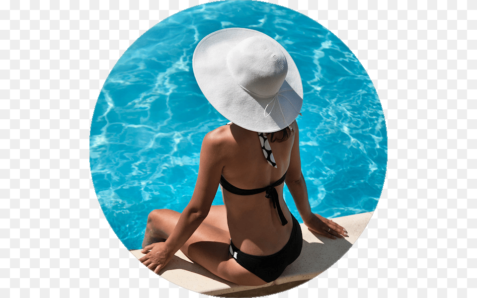 Swimming Pool Bordo Piscina Relax In Piscina, Clothing, Swimwear, Hat, Sun Hat Free Png