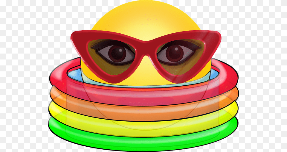 Swimming Pool Emoticon, Accessories, Glasses, Photography, Toy Free Transparent Png