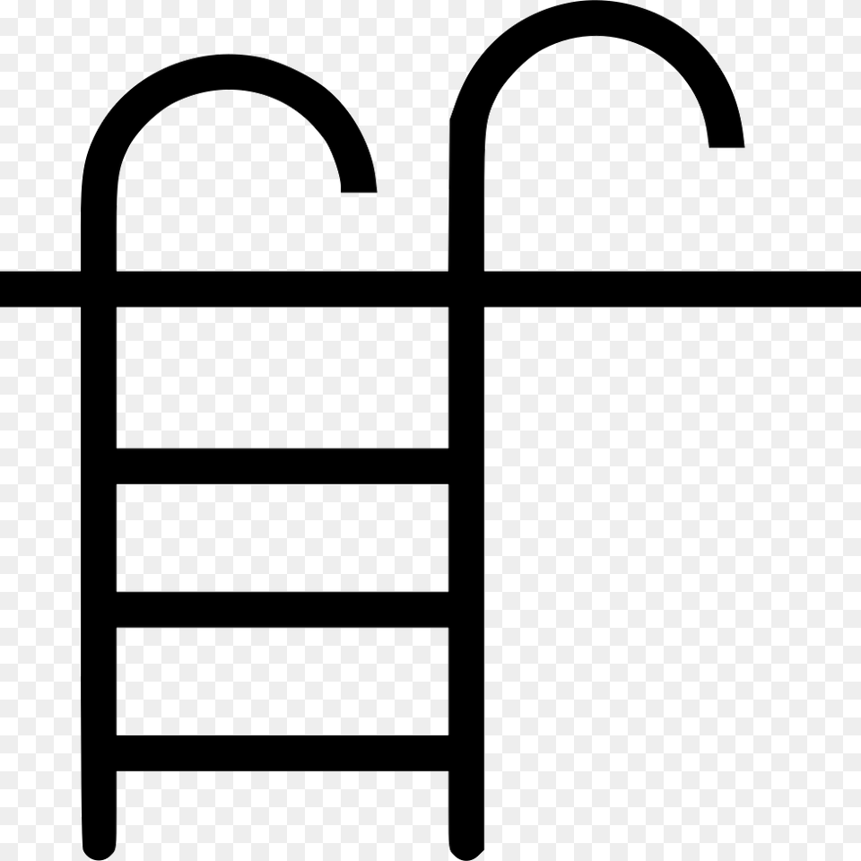 Swimming Pool Ladder Swimming Pool, Fence, Cross, Symbol Png