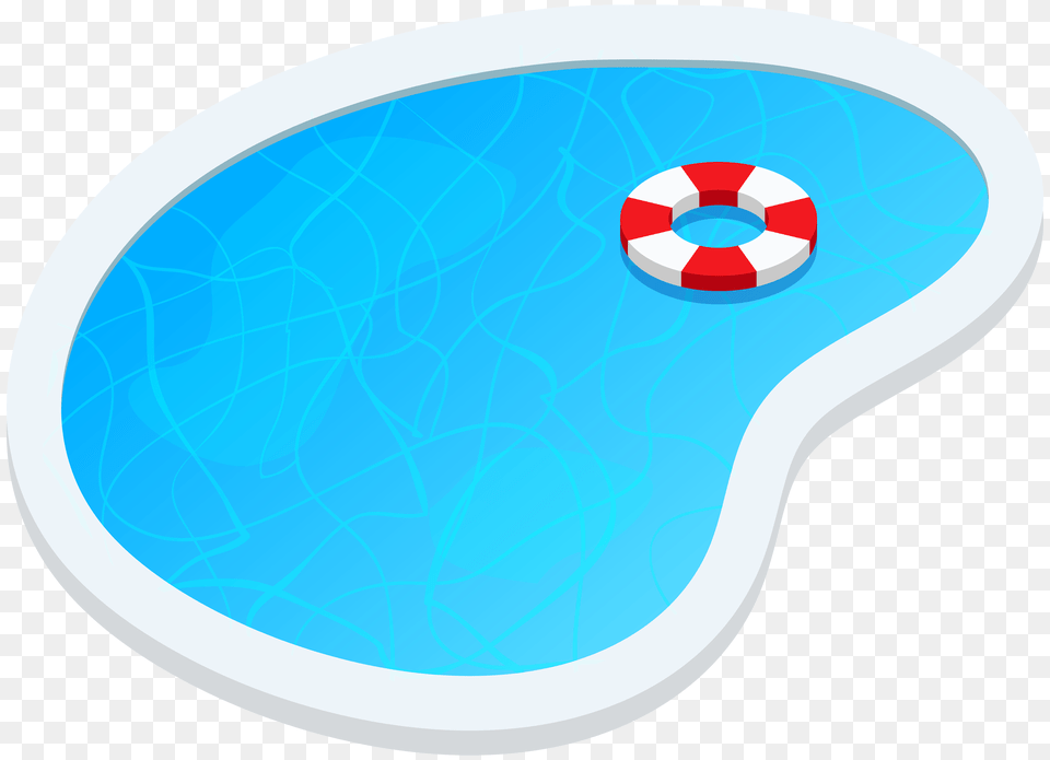 Swimming Pool Oval Clip Art, Water Free Transparent Png