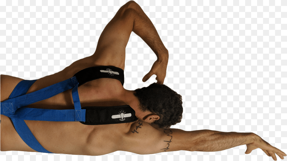 Swimming Power Harness Drive With The Shoulders Swimming Power Tower Harness, Stretch, Person, Hand, Finger Free Transparent Png