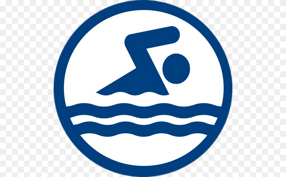 Swimming Sign, Logo, Symbol, Disk, Text Png Image
