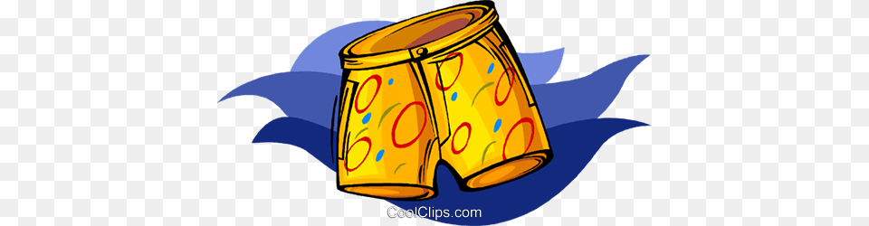 Swimming Trunks Royalty Free Vector Clip Art Illustration, Drum, Musical Instrument, Percussion Png Image