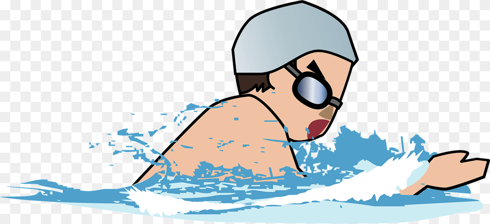 Swimming With Breaststroke Clipart, Water Sports, Water, Sport, Person Png