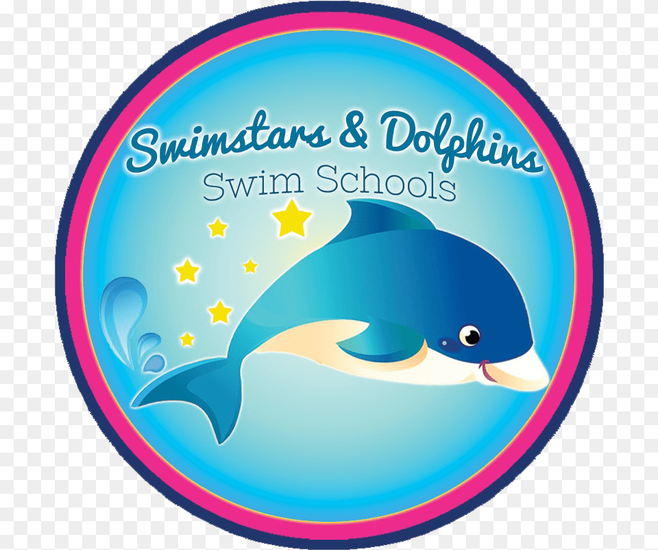Swimstars And Dolphins Doncaster, Logo, Badge, Symbol, Animal Free Transparent Png
