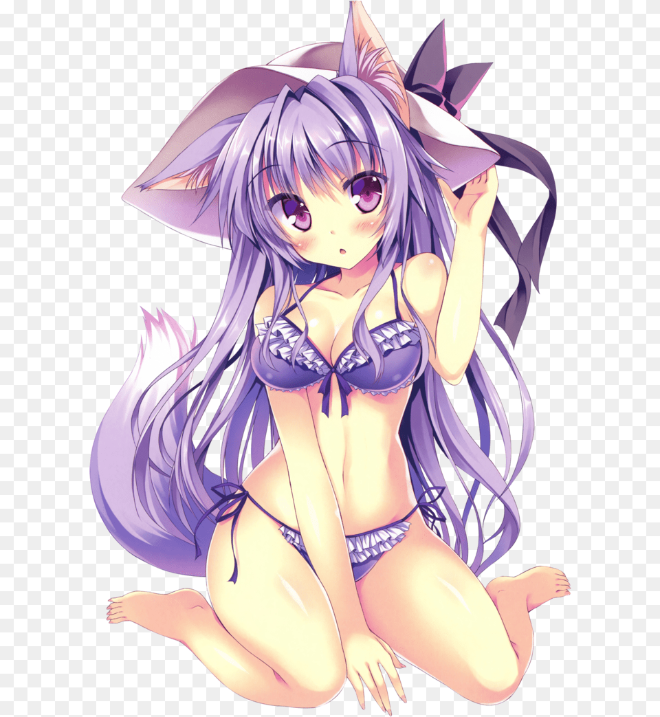 Swimsuit Drawing Anime Girl, Book, Comics, Publication, Adult Free Png Download