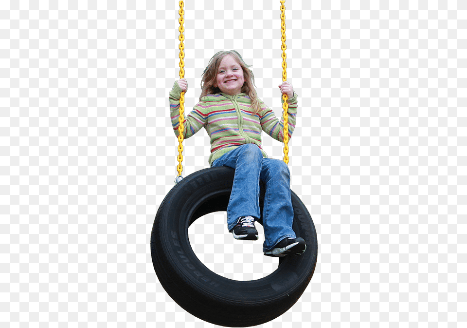 Swing Car Tire Snow Chains Tire Swing, Child, Female, Girl, Person Free Transparent Png