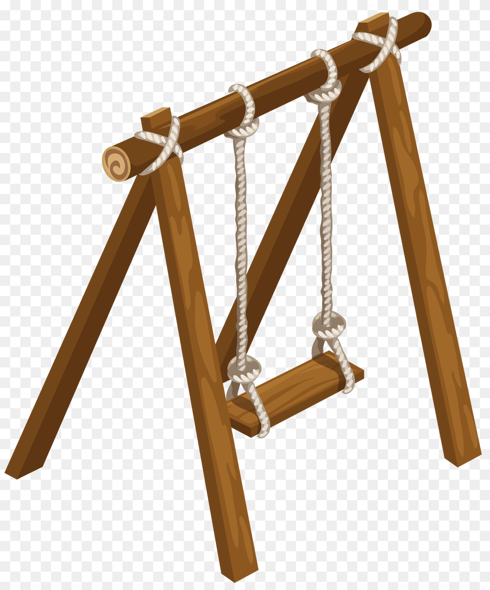 Swing Clip Art, Wood Free Png