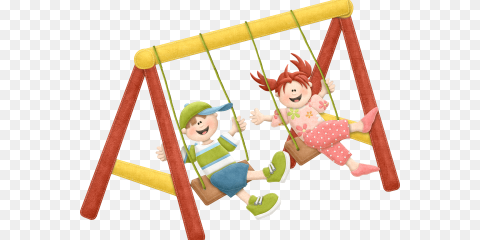 Swing Clipart School Clip Art, Baby, Person, Play Area, Toy Free Png Download