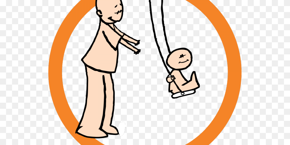 Swing Clipart Two Kid, Adult, Female, Person, Woman Png