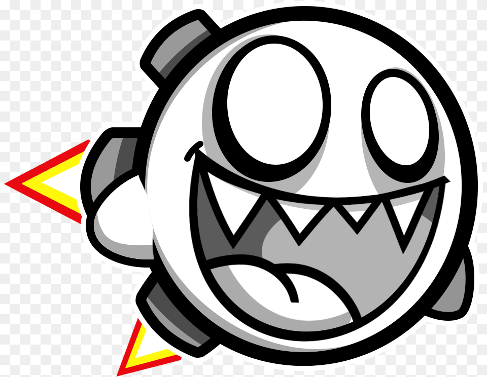 Swing Copters Geometry Dash Geometry Dash Face Fire, Ammunition, Grenade, Weapon, Emblem Png