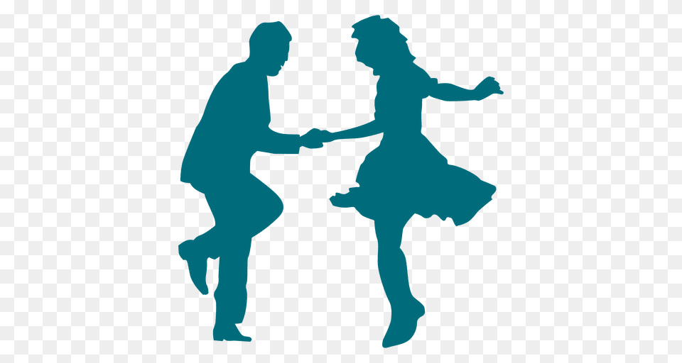 Swing Dance Silhouette, Dancing, Leisure Activities, Person, Body Part Png Image