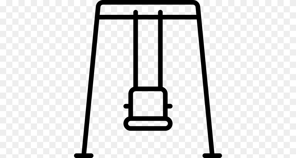 Swing Icon, Gray Free Png Download