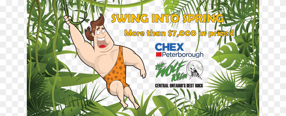 Swing Into Spring Essential Media Group Mod Amazona Tarzan Boy Cd, Outdoors, Vegetation, Tree, Jungle Free Png