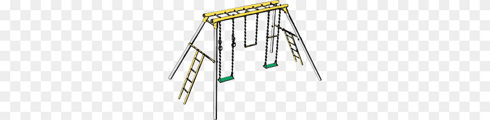 Swing Set Clip Art, Toy, Outdoors, Gas Pump, Machine Free Png Download
