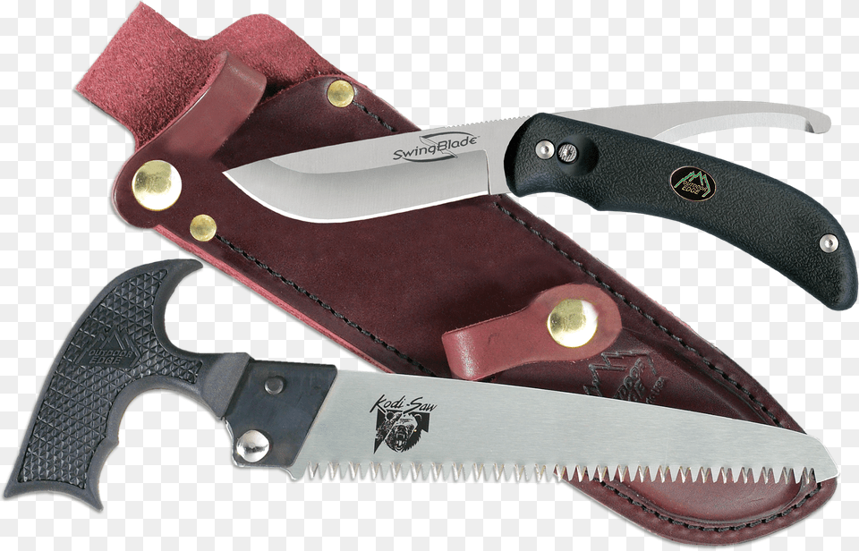 Swingblade Pak Outdoor Edge Knife Saw Combo, Blade, Dagger, Weapon, Device Free Png