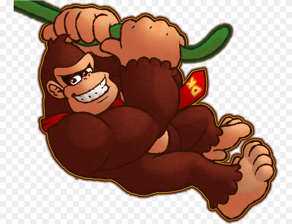 Swinging Donkey Kong Donkey Kong Hanging, Baby, Body Part, Hand, Person Free Png