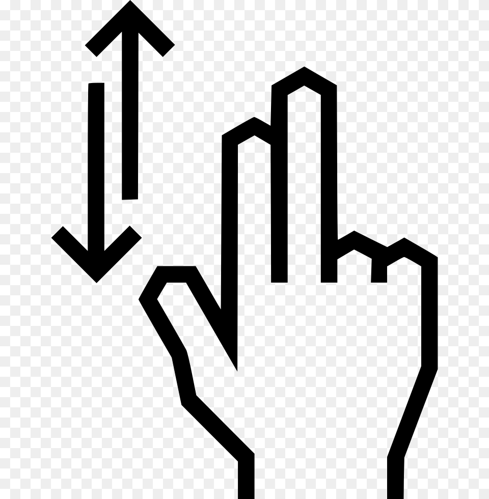 Swipe Left Right Swipe Up Arrow, Stencil, Body Part, Hand, Person Free Png