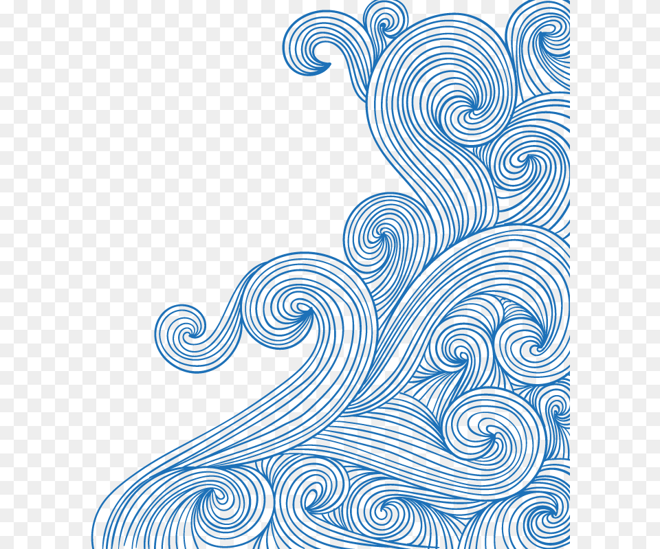 Swirl Bluewaves Doodle Ftestickers Blueswirl Arte Wave Doodle, Pattern, Spiral, Art, Graphics Png