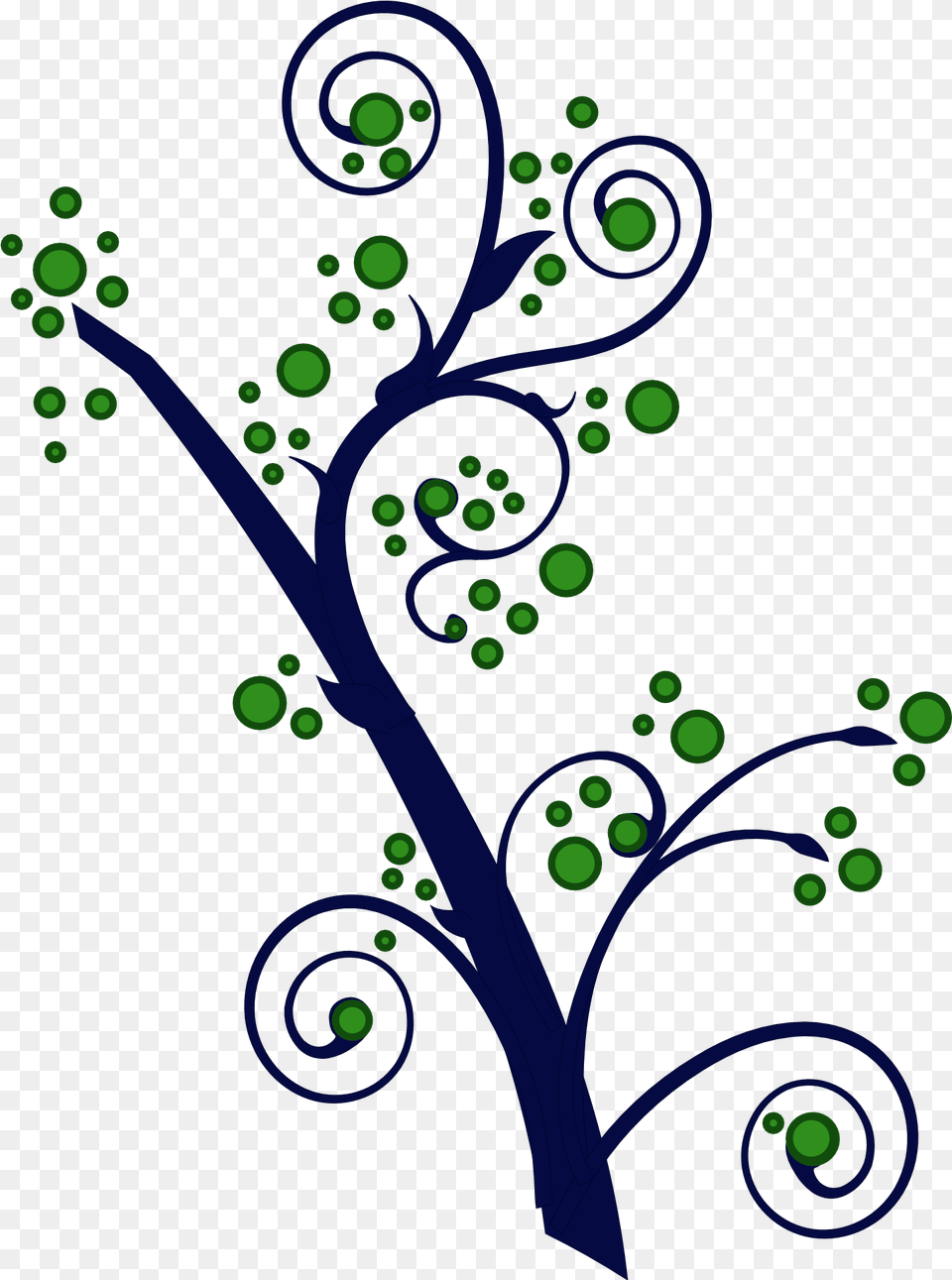 Swirl Branch Transparent Tree Swirl, Art, Floral Design, Graphics, Pattern Png Image