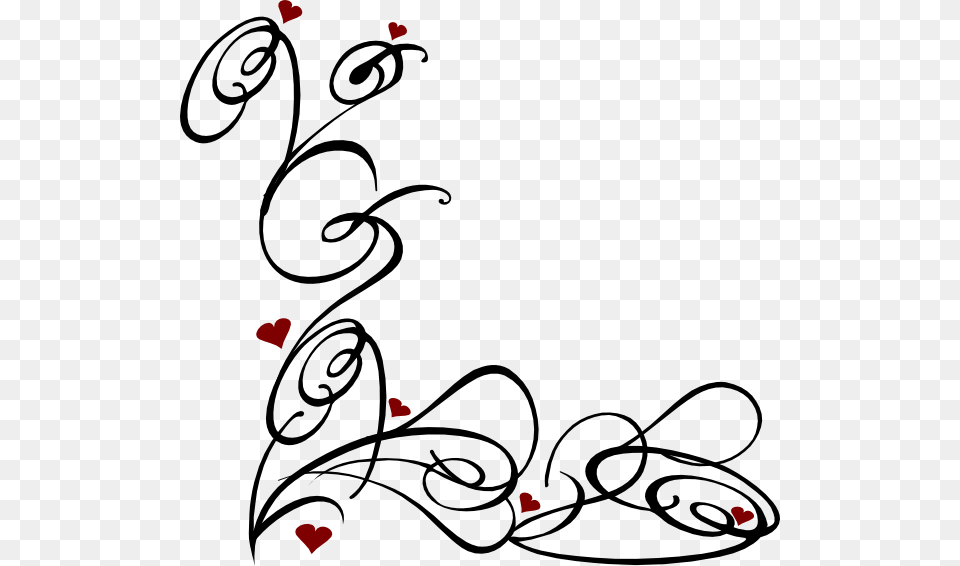 Swirl Clipart Burgundy Heart Swirls Background, Art, Floral Design, Graphics, Pattern Free Transparent Png
