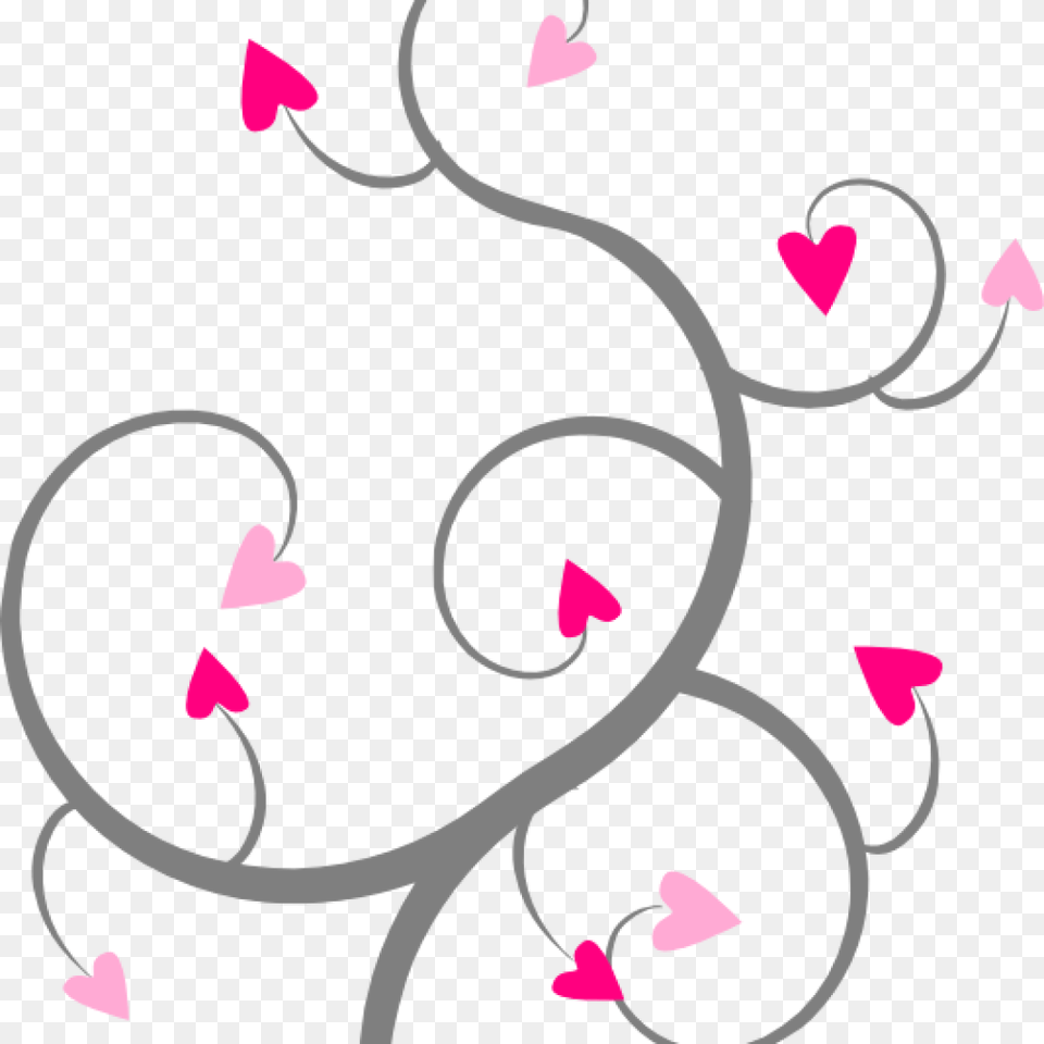 Swirl Clipart Hearts Swirl Clipart, Art, Floral Design, Graphics, Pattern Png