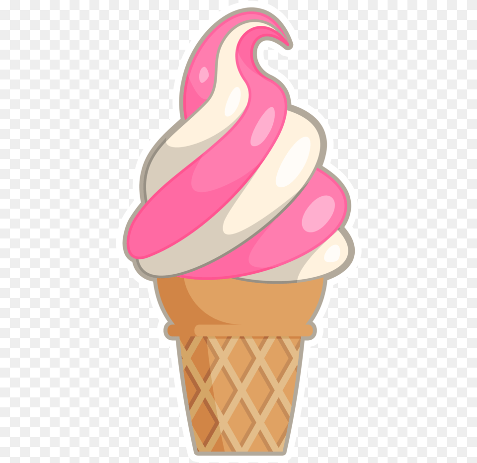 Swirl Cone Food, Cream, Dessert, Ice Cream, Soft Serve Ice Cream Png