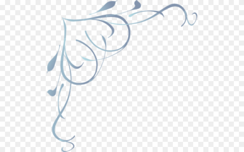 Swirl Daisy Clipart Fancy Corner Designs, Handwriting, Text Free Transparent Png