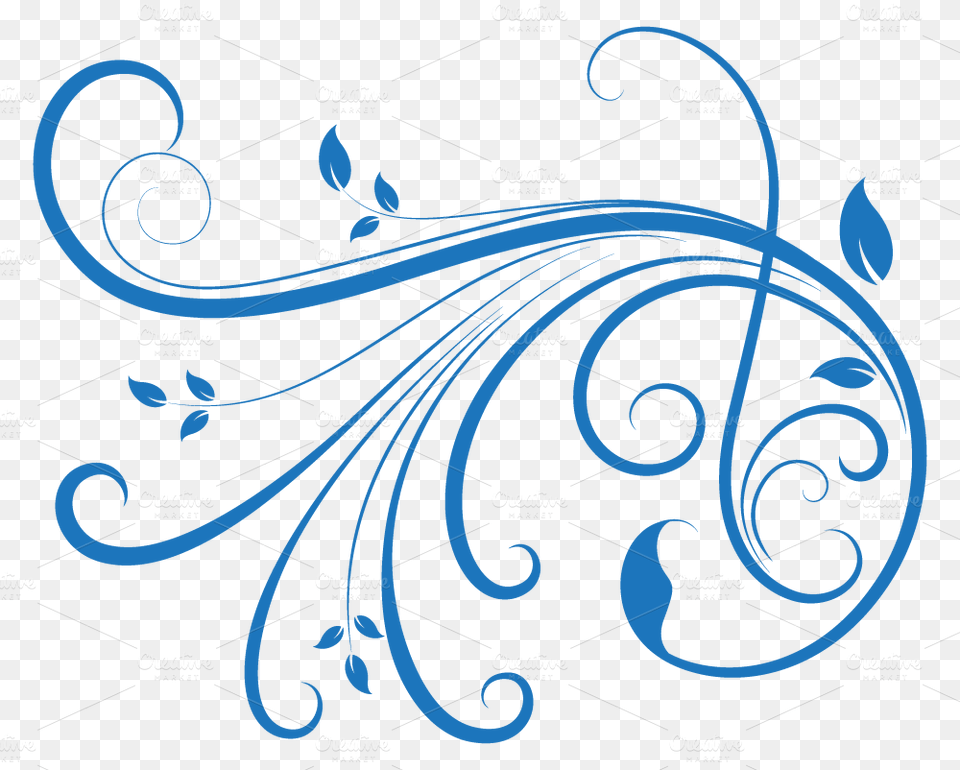Swirl Design Clipart Swirl Design Blue, Art, Floral Design, Graphics, Pattern Png