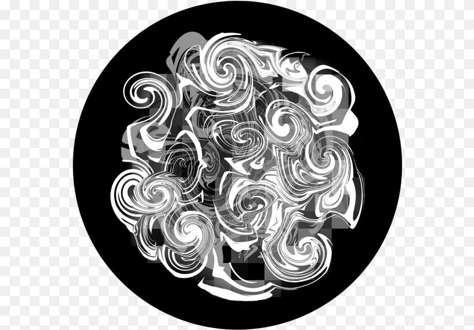 Swirl Gobo, Art, Graphics, Floral Design, Pattern Png