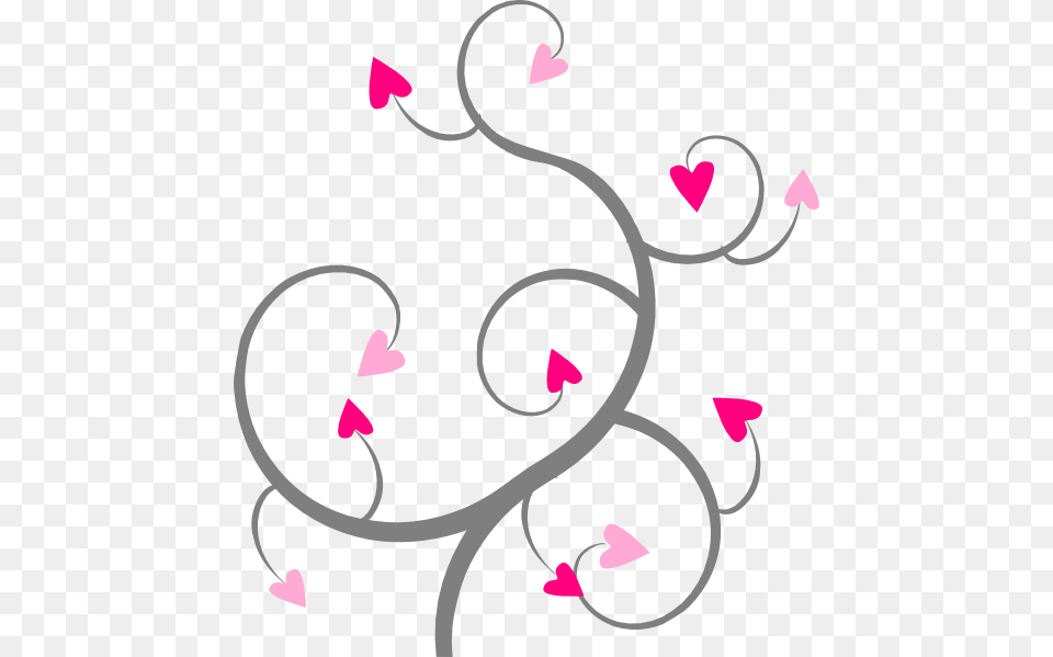 Swirl Hearts Clip Art, Floral Design, Graphics, Pattern, Flower Free Png