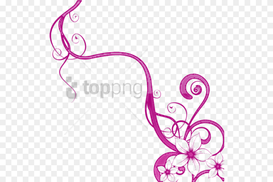 Swirl Line Design Image With Design For Photoshop, Art, Floral Design, Graphics, Pattern Png
