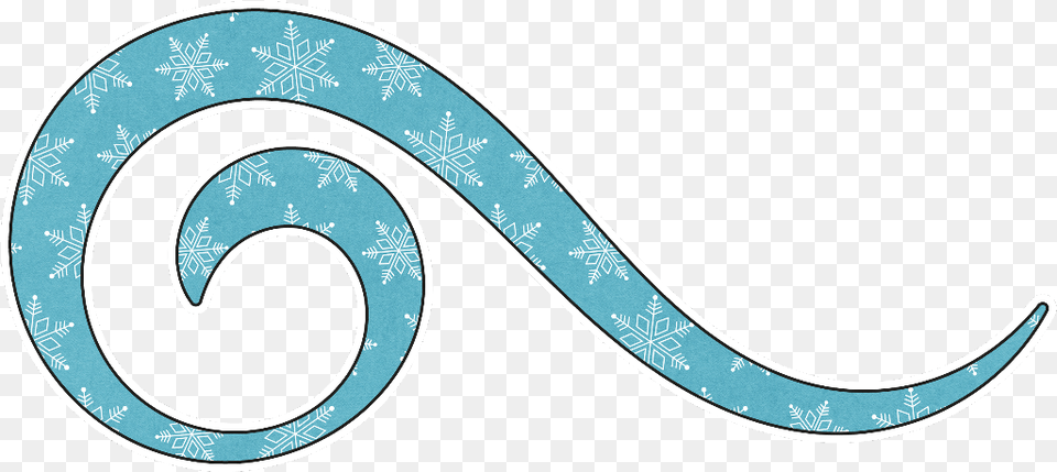 Swirl Snow Blue Frozen Cloud With Snowflakes Drawing, Turquoise, Text Free Transparent Png