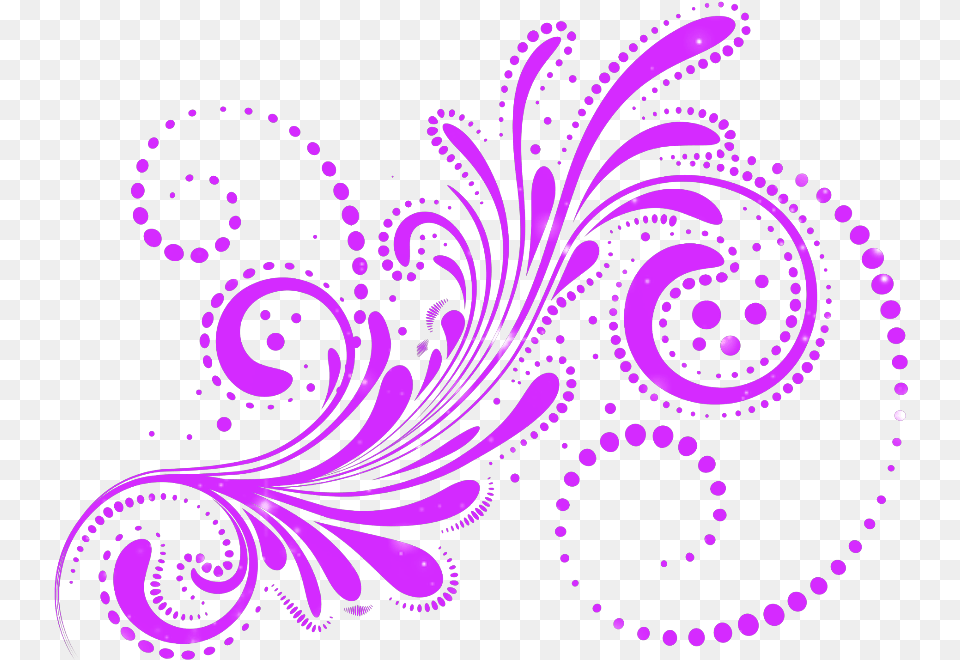 Swirl Swirls Purple Decoration Glitter Molecules In Swirl Design, Art, Floral Design, Graphics, Pattern Free Transparent Png