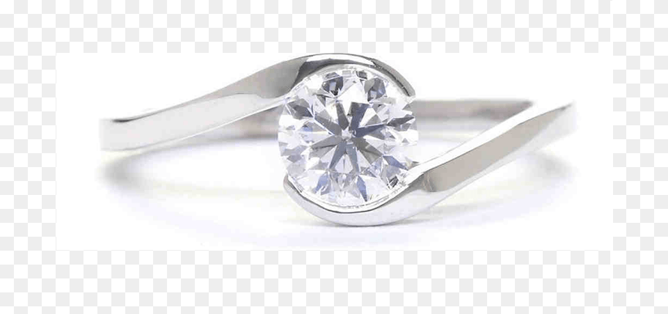 Swirl Wedding Ring Simple, Accessories, Diamond, Gemstone, Jewelry Free Png Download
