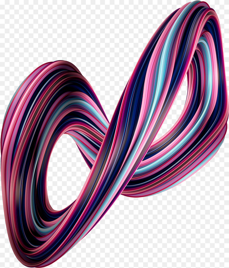 Swirling 3d Shapes Graphic Design, Art, Graphics, Light, Accessories Free Transparent Png
