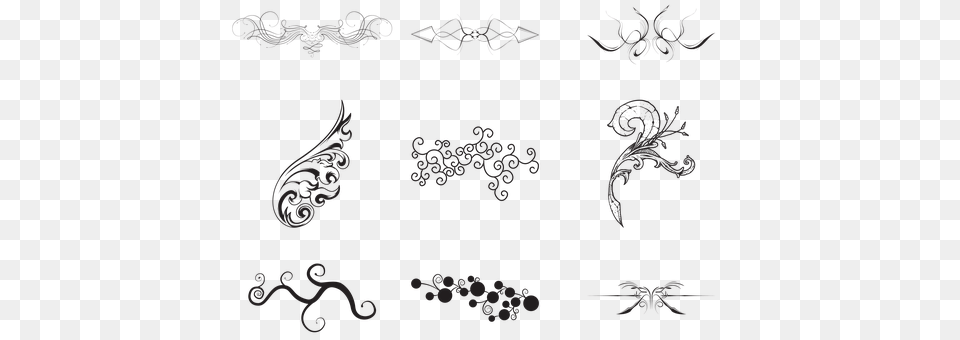 Swirls Art, Floral Design, Graphics, Pattern Free Png