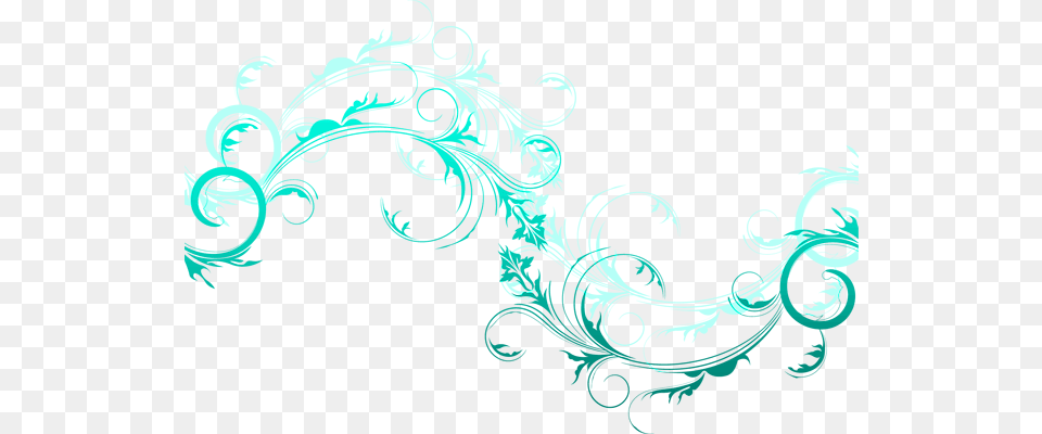 Swirls Pretty Cool Aqua Green Blue Design Swirl Freetoe, Art, Floral Design, Graphics, Pattern Free Png
