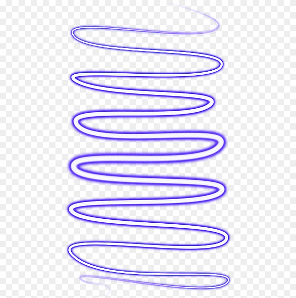 Swirls Purple Neon Glow Lines Aesthetic Aesthetic Swirl Blue, Coil, Light, Spiral Free Png Download