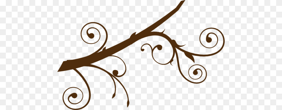 Swirly Branch Cliparts Tree Branch Vector, Graphics, Pattern, Art, Floral Design Free Png