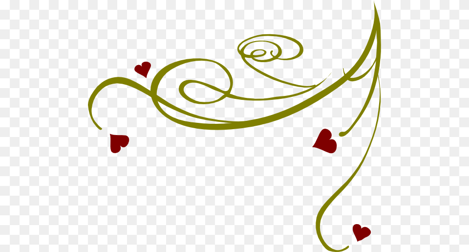 Swirly Heart Tattoo, Art, Floral Design, Graphics, Pattern Free Png Download
